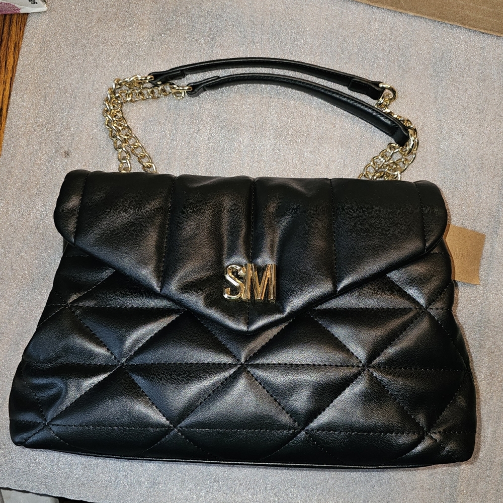 NWT Steve Madden Black Coleman Purse